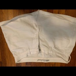 White old navy jean shorts